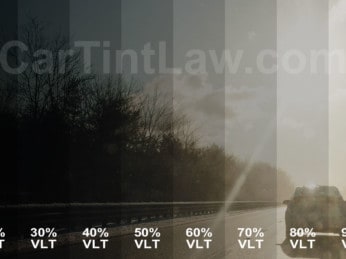 Window Tint Darkness Chart & VLT Examples